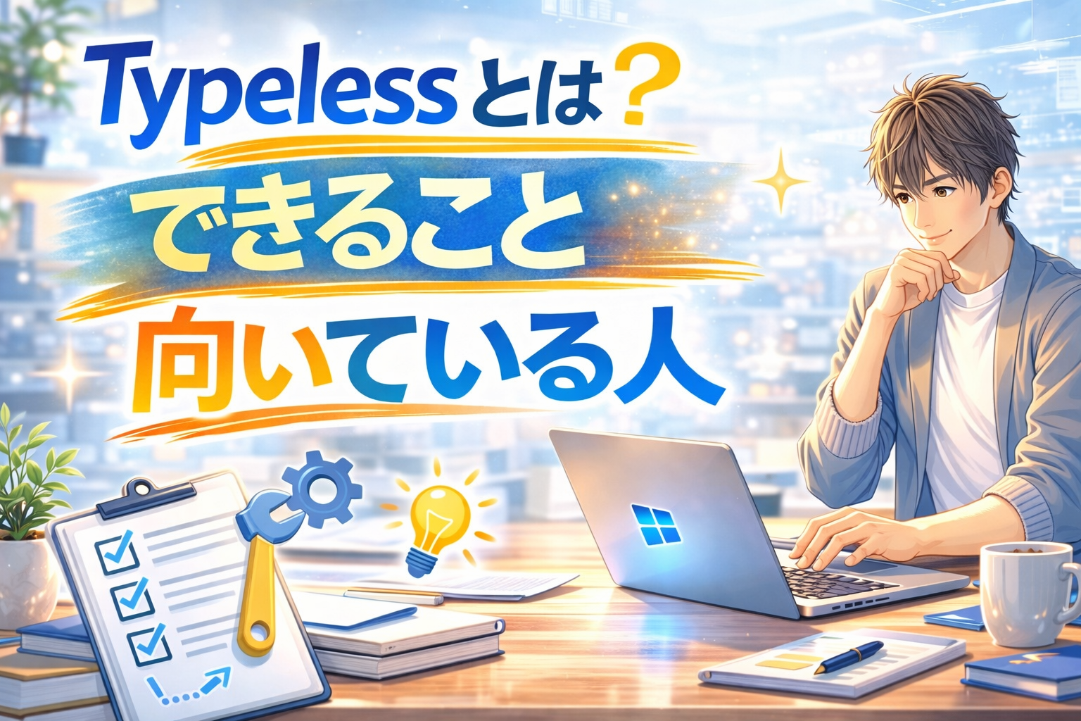 Typelessとは何か、できること、向いている人を解説する記事のアイキャッチ画像
