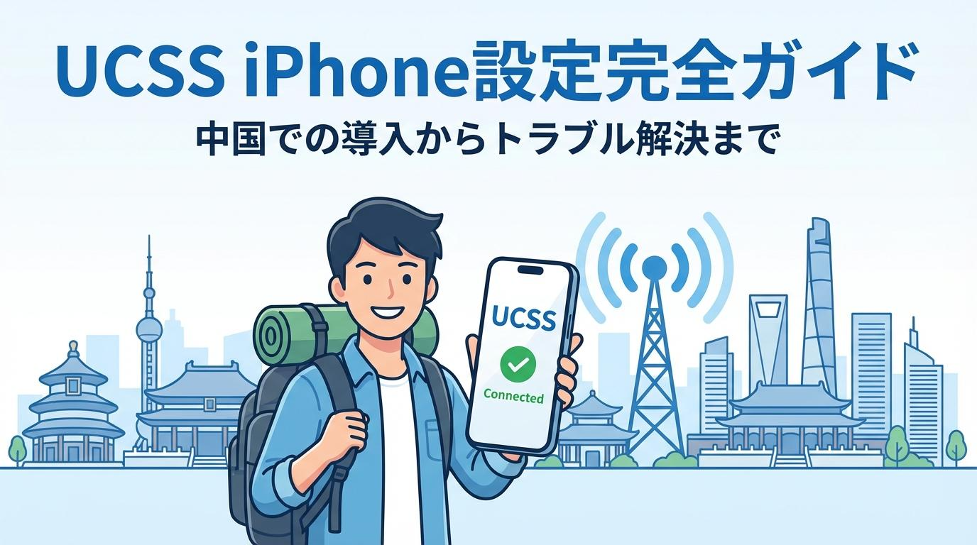 UCSS中国のiPhone設定完全ガイドのアイキャッチ画像