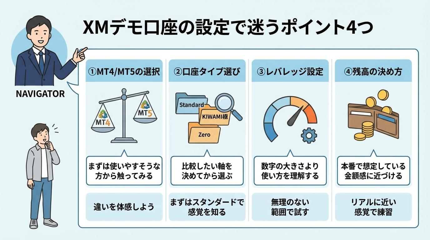 【最新版】XMデモ口座の始め方｜開設手順と失敗しない使い方