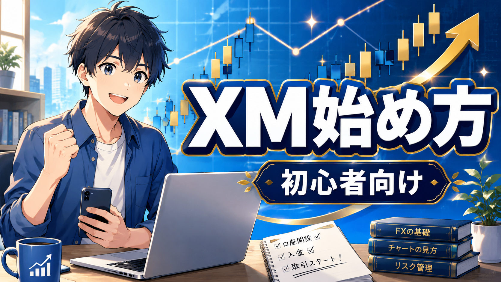 XMの始め方を初心者向けに解説するアイキャッチ画像